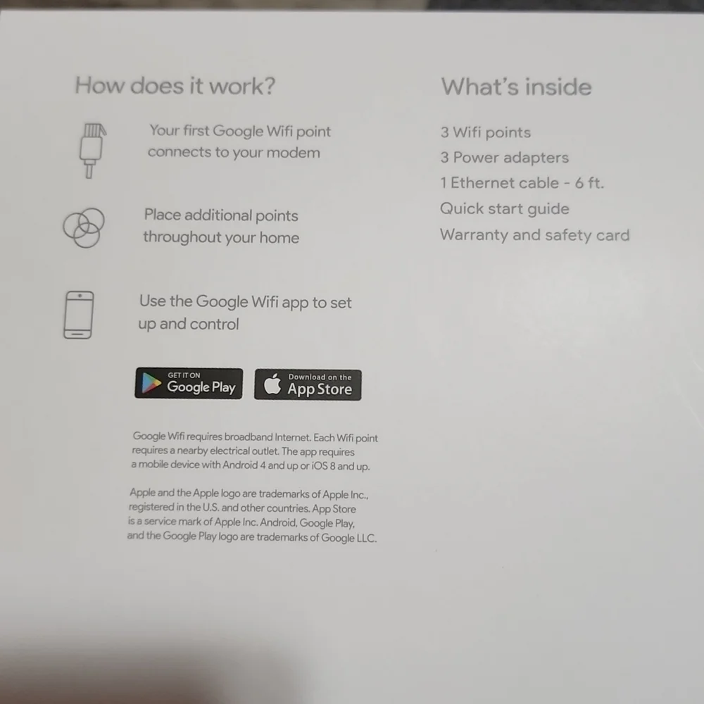 Home WiFi System by Google, New never used